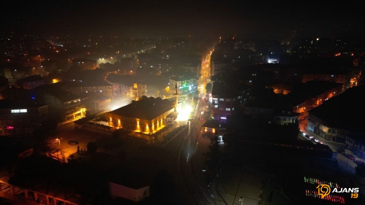 Çorum'da sis etkili oldu