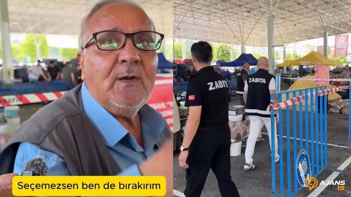 Perşembe Pazarı'nda Yıkılma Anı: 'Seçemezsin' Diyen Tezgah Kapatıldı!
