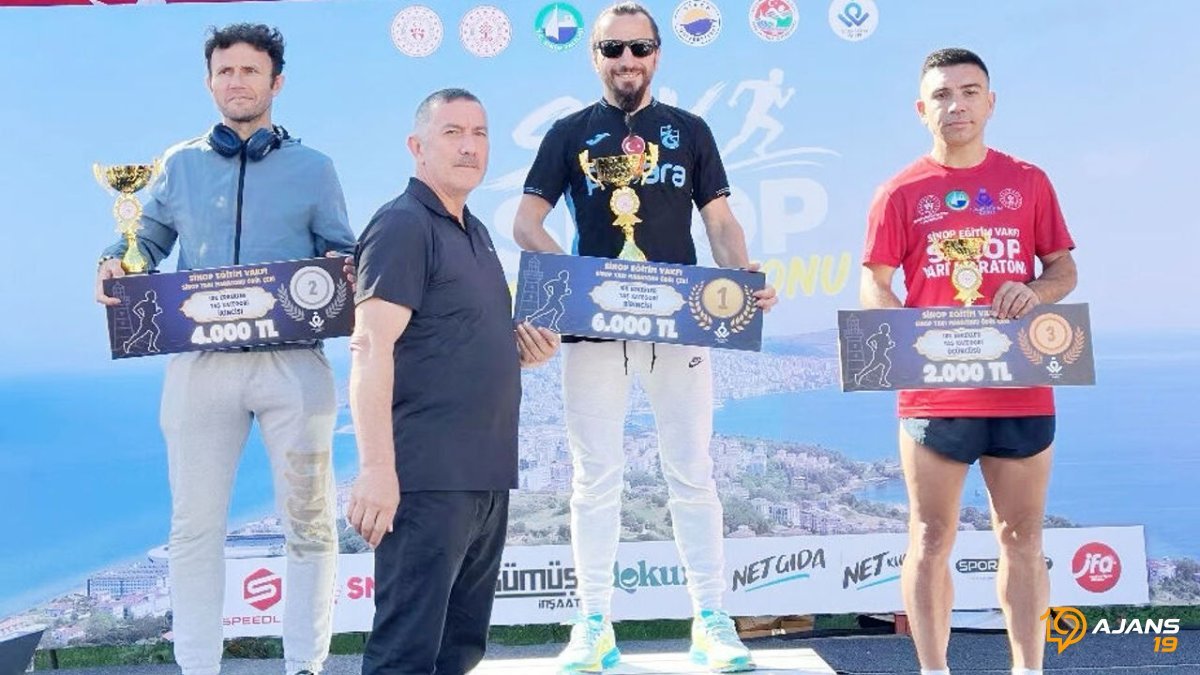 Sinop Maratonu'nda Çorum Rüzgarı! İki İsim Podyuma Çıktı, Başarı Zinciri Devam Ediyor!