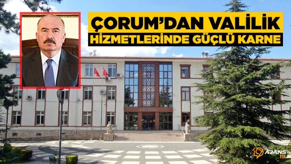 Valilik Hizmetlerinde Sürpriz Başarı: Çorum İlk 30'da Yerini Aldı!