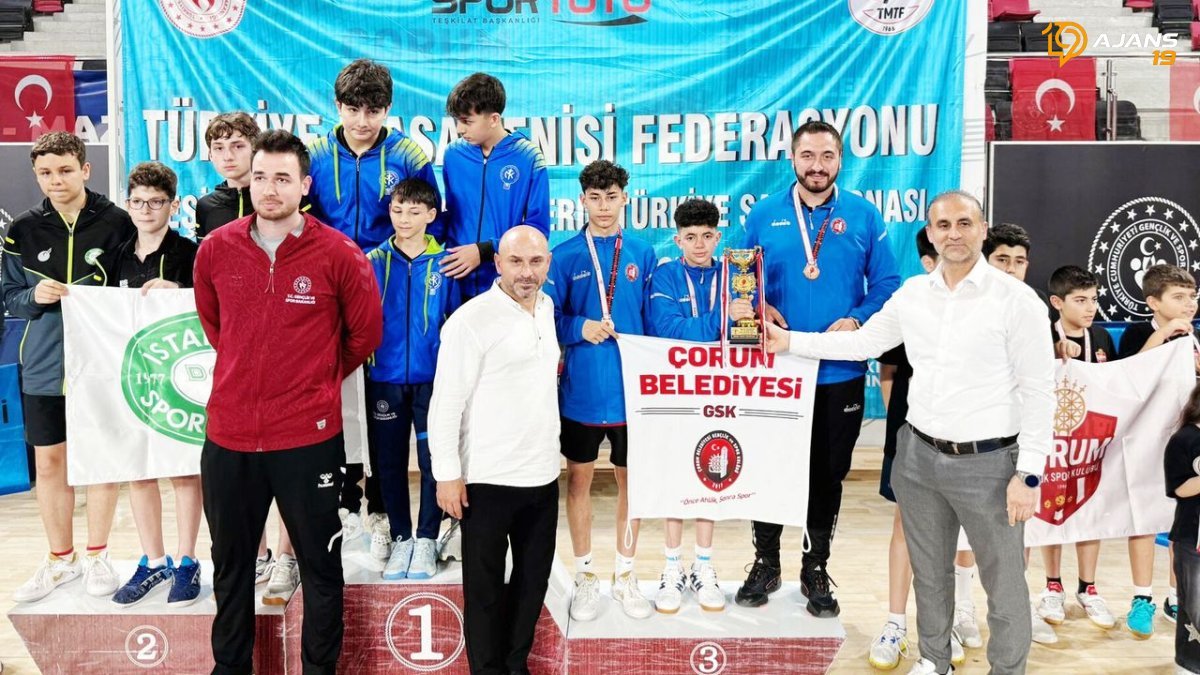 Çorum Belediyespor Raketleri Zirveye Yürüyor: Yeşilay Şampiyonası'nda Bronz Madalya