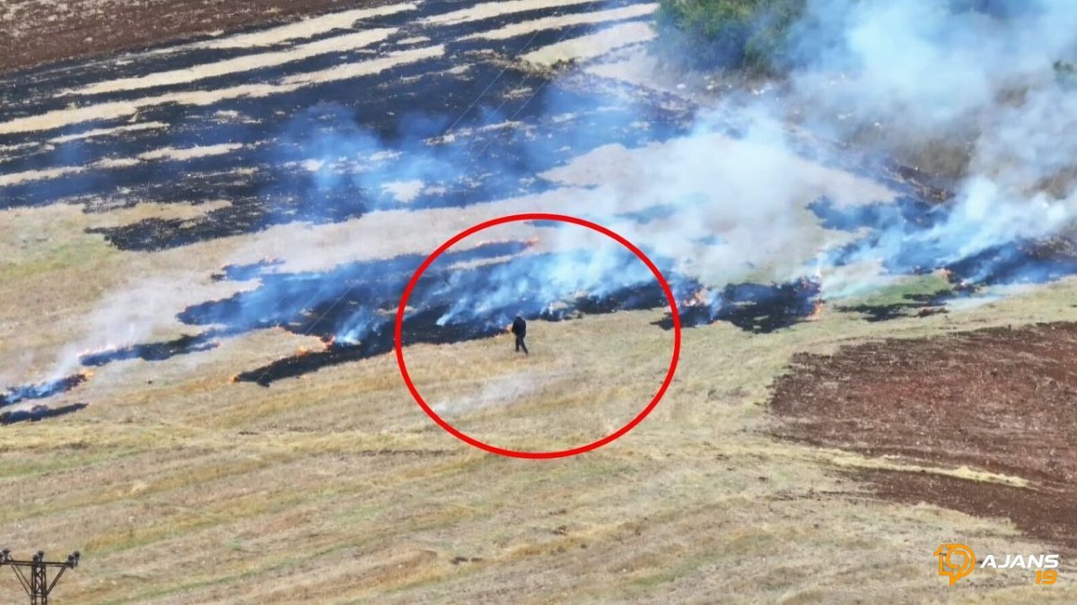 Anız Yangınına Drone Darbesi: Ormanla Burun Buruna Gelen O Anlar Kayıtlarda!