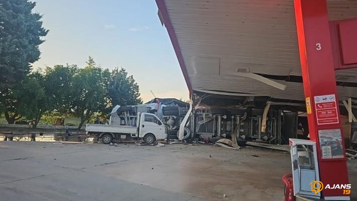 İznik'te Akaryakıt İstasyonunda Tüyler Ürperten Kaza: Kömür Yüklü Tırın Dehşeti!