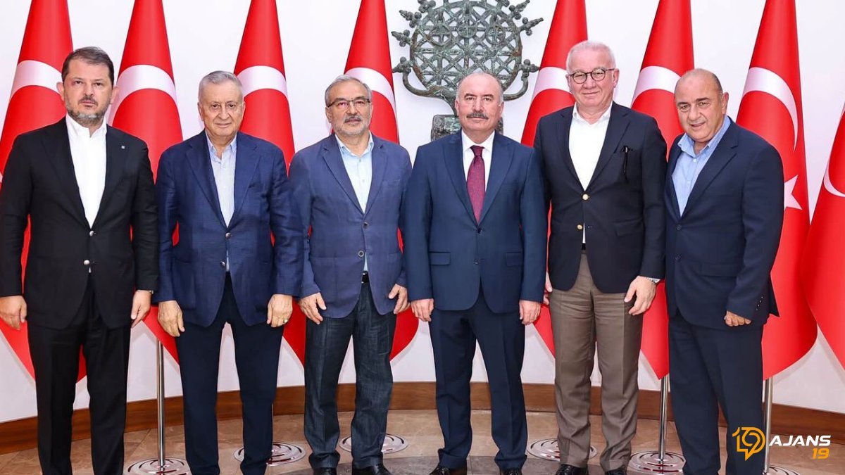 Uğur Barlık ve misafirlerinin Vali Ali Çalgan’ı ziyaretleri