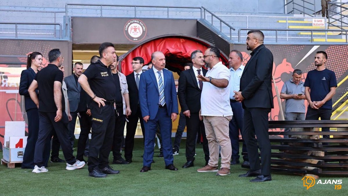 Çorum'da Stadyum Temel Atma Heyecanı: Vali Çalgan Kritik İncelemelerde Bulundu!