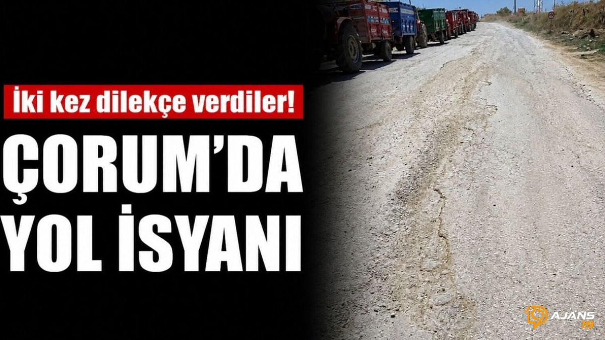 Çorum'da Tarihi İsyan: İki Kez Dilekçe Verildi, Şeker Fabrikası Yolu Felç Oldu!