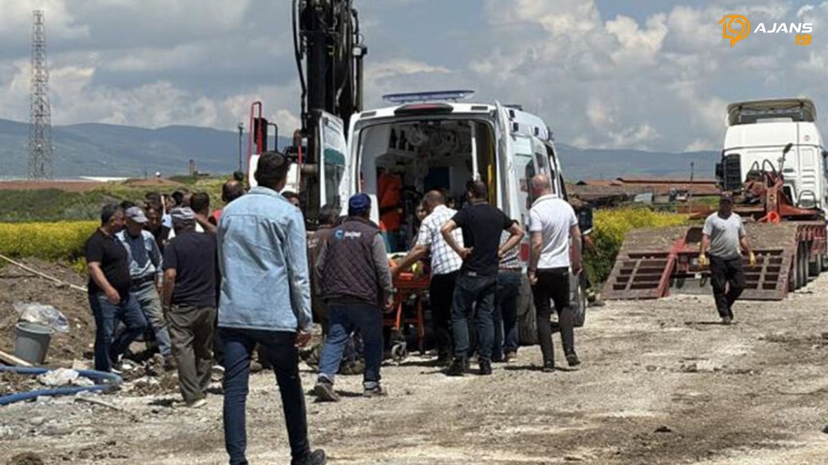 Çorum'daki İnşaat Alanında Korkutan Anlar: Genç İşçi Mucizevi Bir Şekilde Kurtarıldı