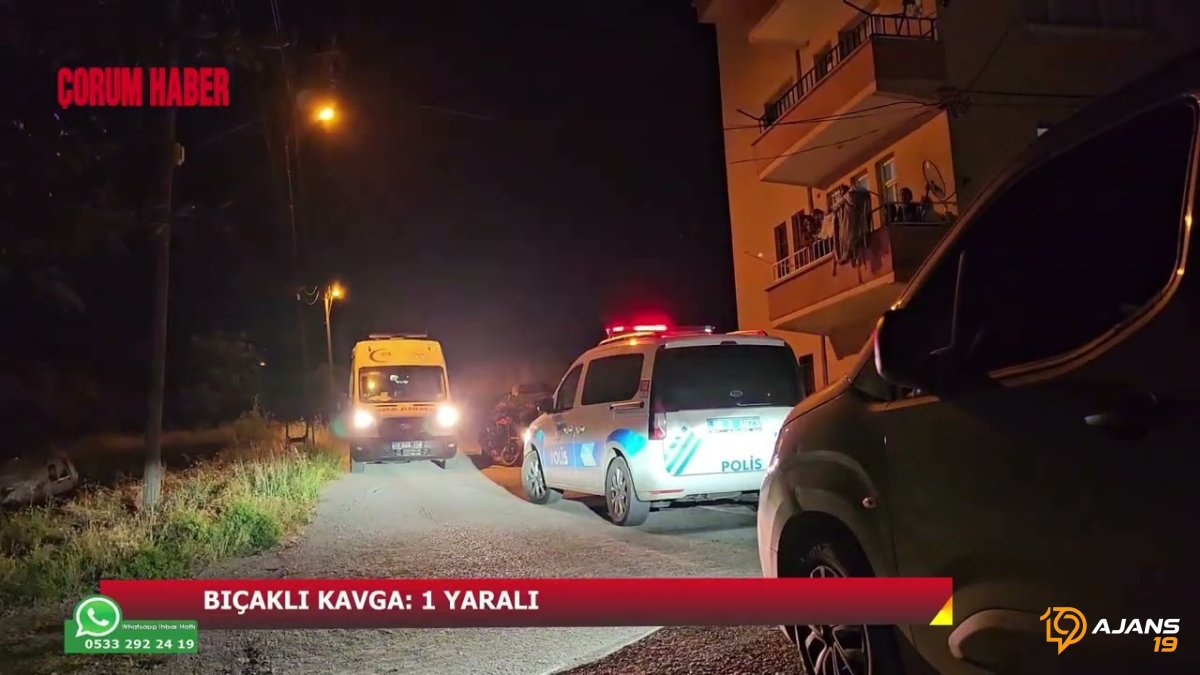 Çorum Sokakları Kan Bürüdü! Güpegündüz Meydana Gelen Kavgada Bıçaklar Çekildi, O Anlar Kameraya Yansıdı!