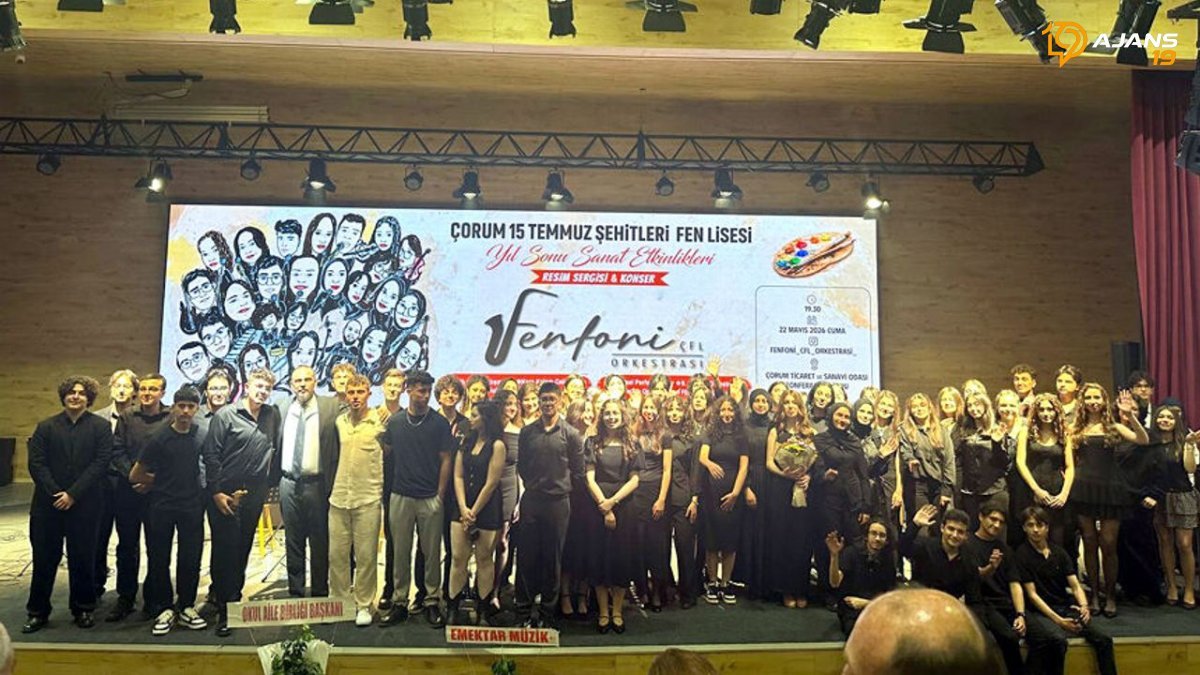 Çorum Fen Lisesi'nden Sanat Rüzgarı: Genç Yetenekler Sahne Aldı