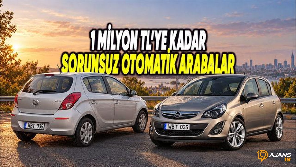1 Milyon TL Bütçeyle Otomatik Vites Cenneti: Sorunsuz İkinci El Sedanlar Göz Dolduruyor!