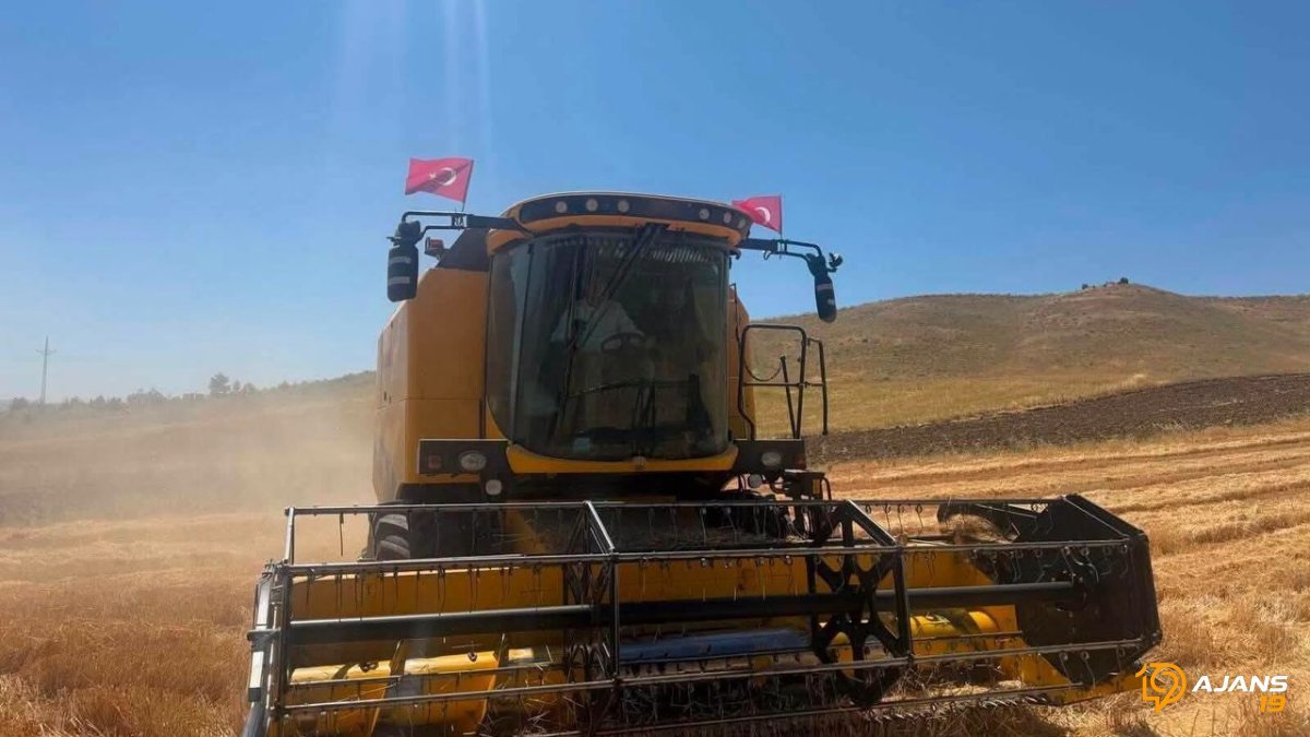 Üreticinin Heyecanı Kameralara Yansıdı: Kaymakam Köksal Biçerdöver Koltuğuna Oturdu!