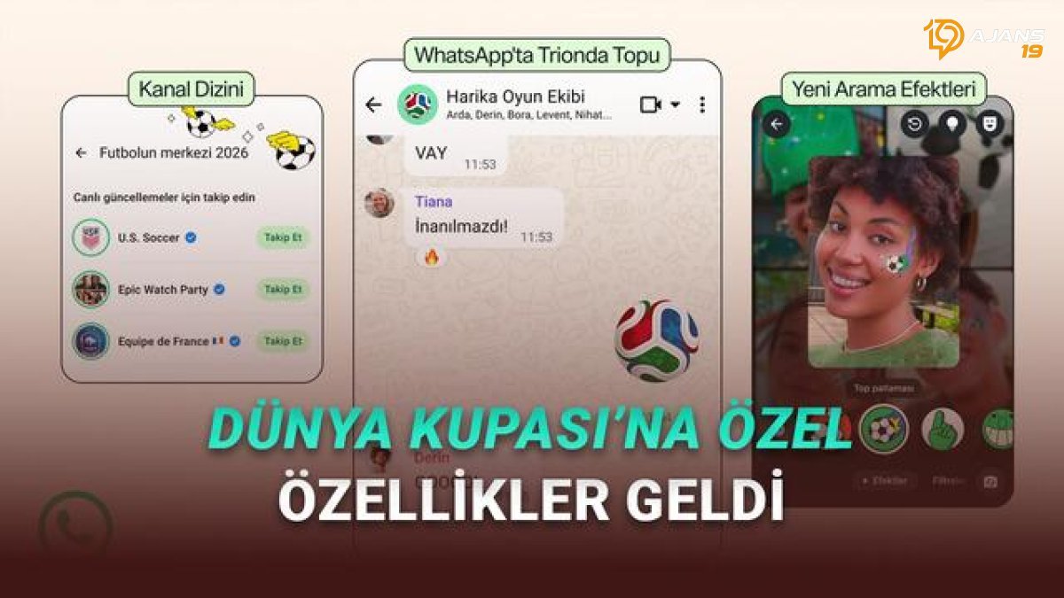 Küresel Futbol Coşkusu WhatsApp'a Taşıyor: Yeni Dünya Kupası Özellikleri Yayında