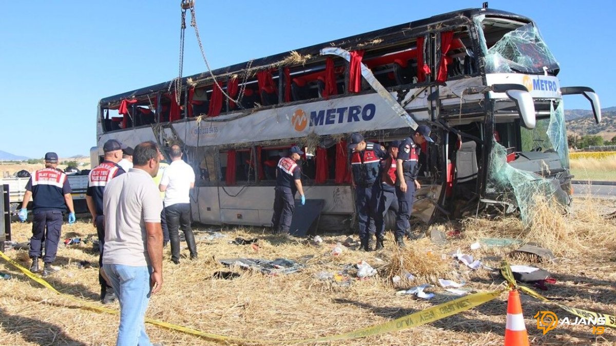 Merzifon'da Kan Donduran Kaza: Lüks Otobüs Yoldan Çıktı, 46 Can Yürekler Ağzına Geldi! Ağır Yaralılar Var...