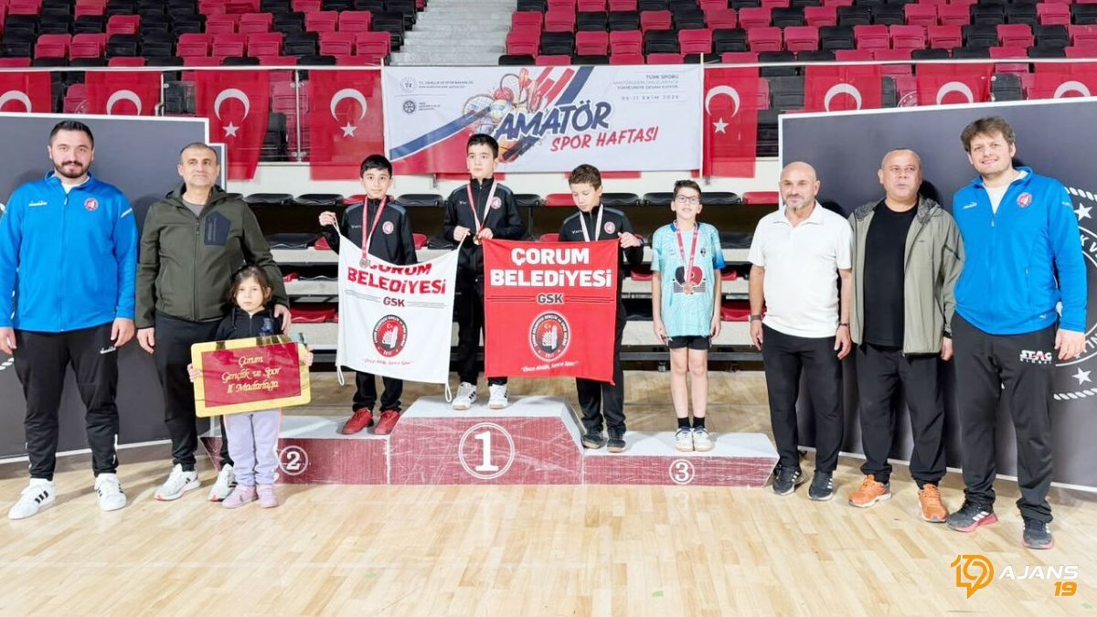 Çorum'da Raketler Havada Uçuştu: Amatör Spor Haftası'nın Yıldızları Sahne Aldı!