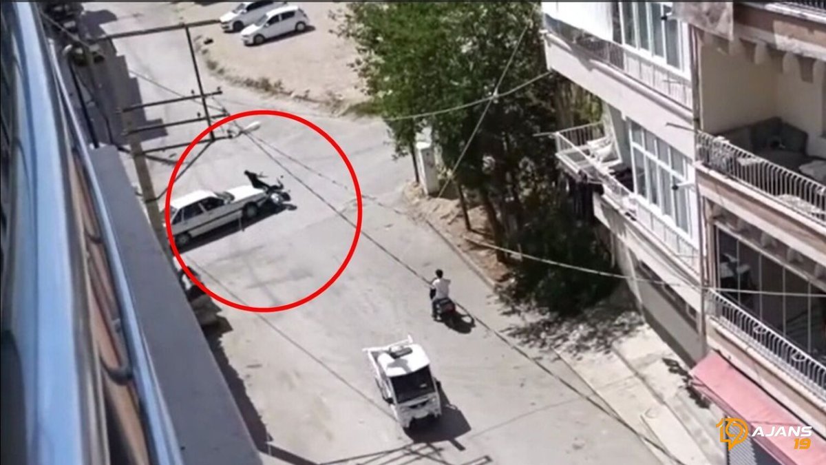 Sungurlu'da Akılalmaz Kaza: 13 Yaşındaki Motorcu Ölümden Döndü! O Anlar Kamerada!