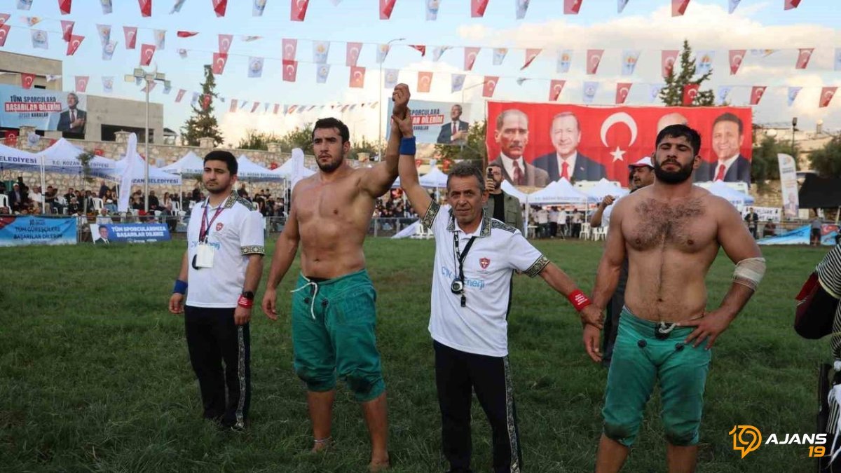 Kozan'da Dev Organizasyon Nefes Kesti: İsmet Atlı Anısına Başpehlivanlık Sancaklı Güreşçinin Oldu!