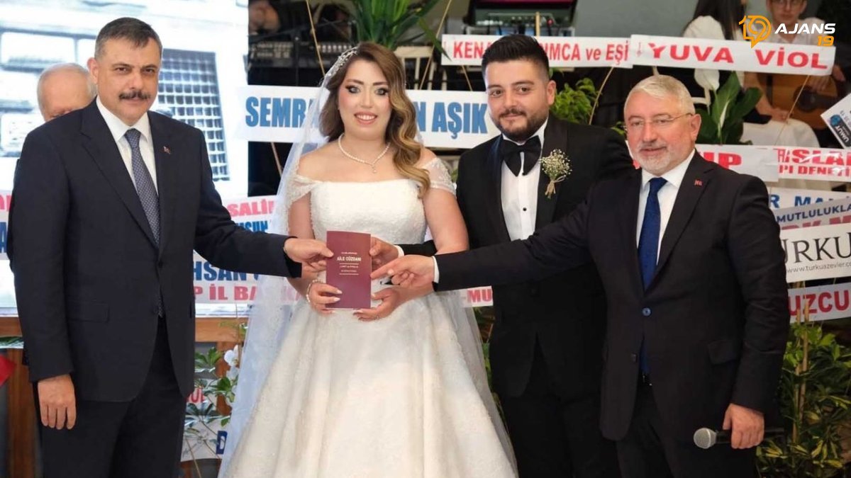 Bakan Çiftçi'nin Şahitliğinde Sıla ve Erge'ye Unutulmaz Bir Başlangıç
