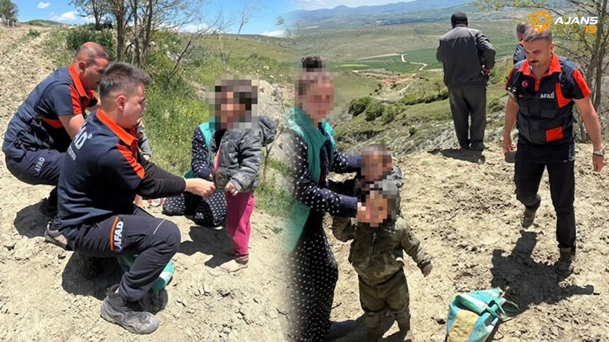 Çorum'da Yürekleri Ağza Getiren Kayıp Vakası: İki Çocuk Çamur İçinde Sağ Bulundu