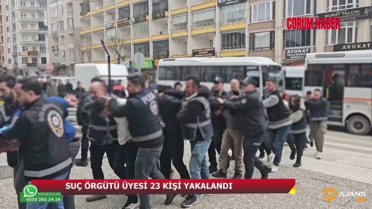 Çorum'da Dehşet Veren Operasyon: Organize Suç Örgütü Çökertildi! 23 Gözaltı Detayları Ortaya Çıktı