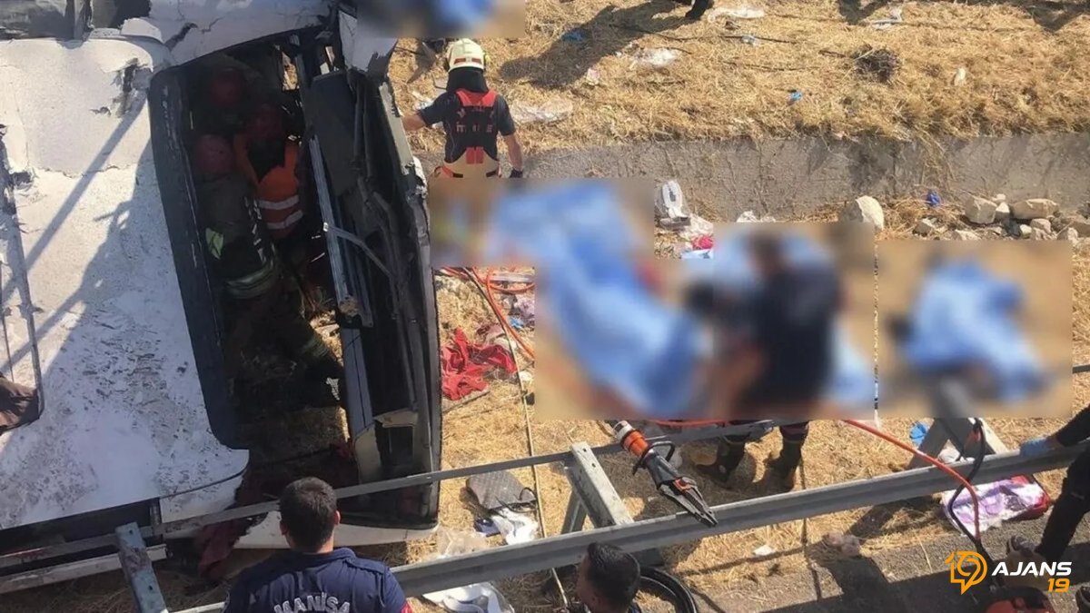 Manisa'da Kan Donduran Kaza: Tur Otobüsü ile Çekici Çarpıştı, Can Pazarı Yaşandı! 11 Can Yitirildi