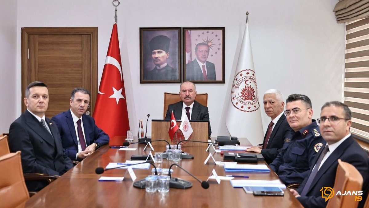 Çorum'da Kritik Asayiş Zirvesi: Güvenlik Bürokrasisi Tam Kadro Sahada!