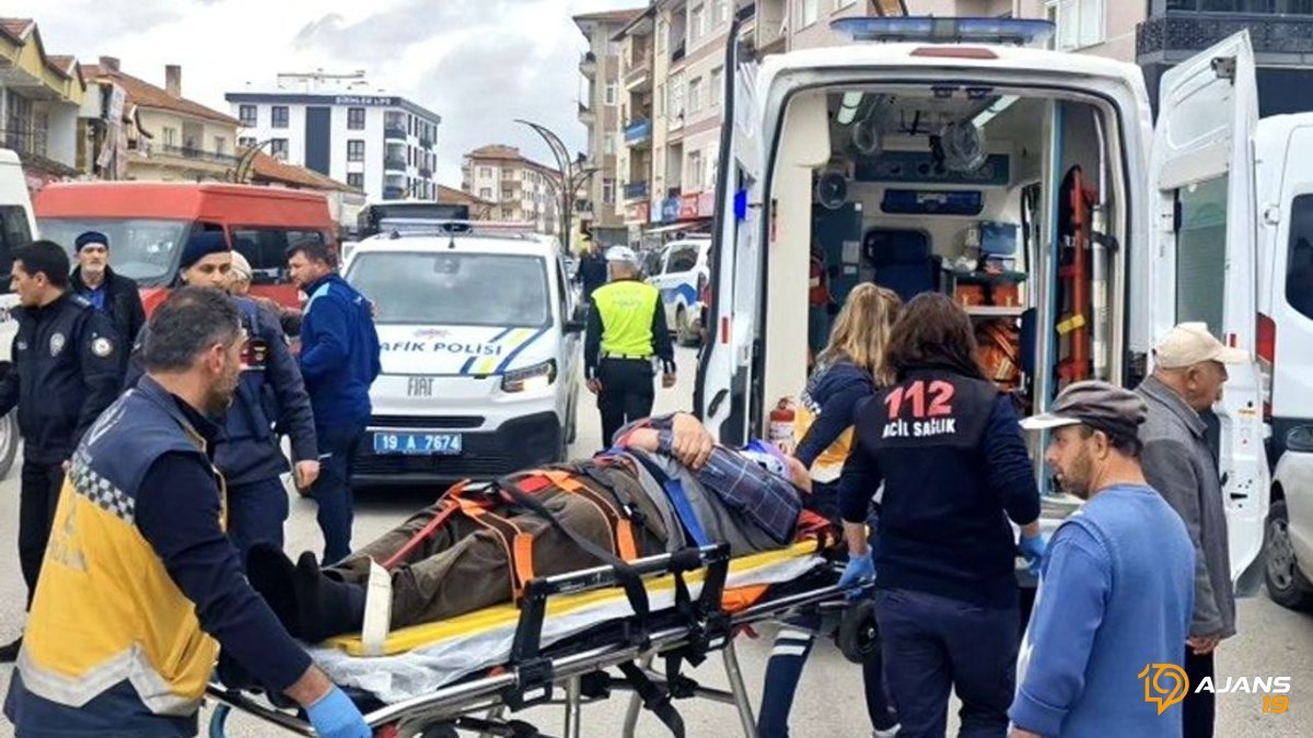 Alaca'da Akılalmaz Kaza: Yaya Otomobilin Eylemine Sahne Oldu, Sonrası Korkunç!