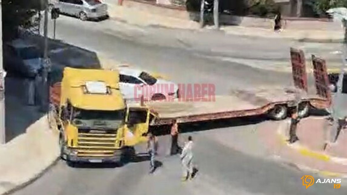Anlık Kararla Girdiği Kavşakta Kötü Sürpriz: O Manevranın Sonucu Kameraya Yansıdı!