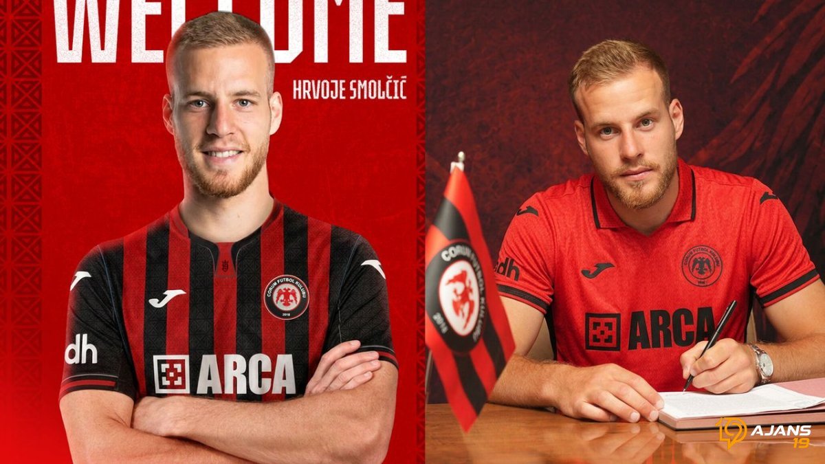 Çorum FK'dan Bomba Transfer! Beşinci Yıldız Sahneye Çıktı: Hırvat Savunmacı Hrvoje Smolcic Resmen İmzaladı!