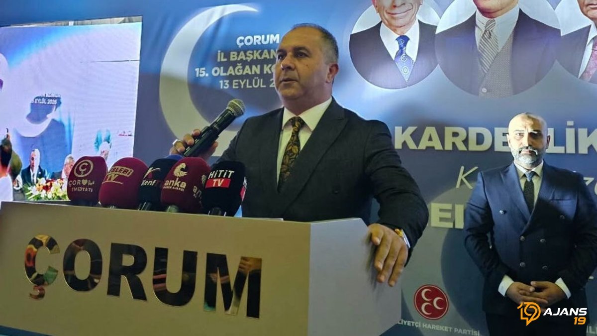 MHP Çorum'da Kongre Coşkusu Doruğa Ulaştı: Yeni Dönem Başlıyor, Güven Tazeleyen Başkan Kim?