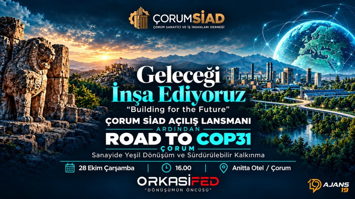 Çorum'da Yeni Bir Devrim: ÇORUMSİAD Yeniden Doğuyor! Sanayinin Geleceği Masaya Yatırılıyor!