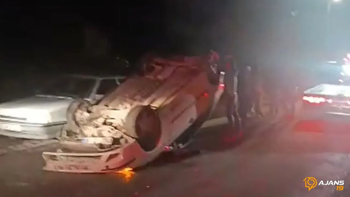 İskilip'te Ters Dönen Otomobilden Sürücü Mucize Gibi Kurtuldu: Ekipler Nefes Kesti!