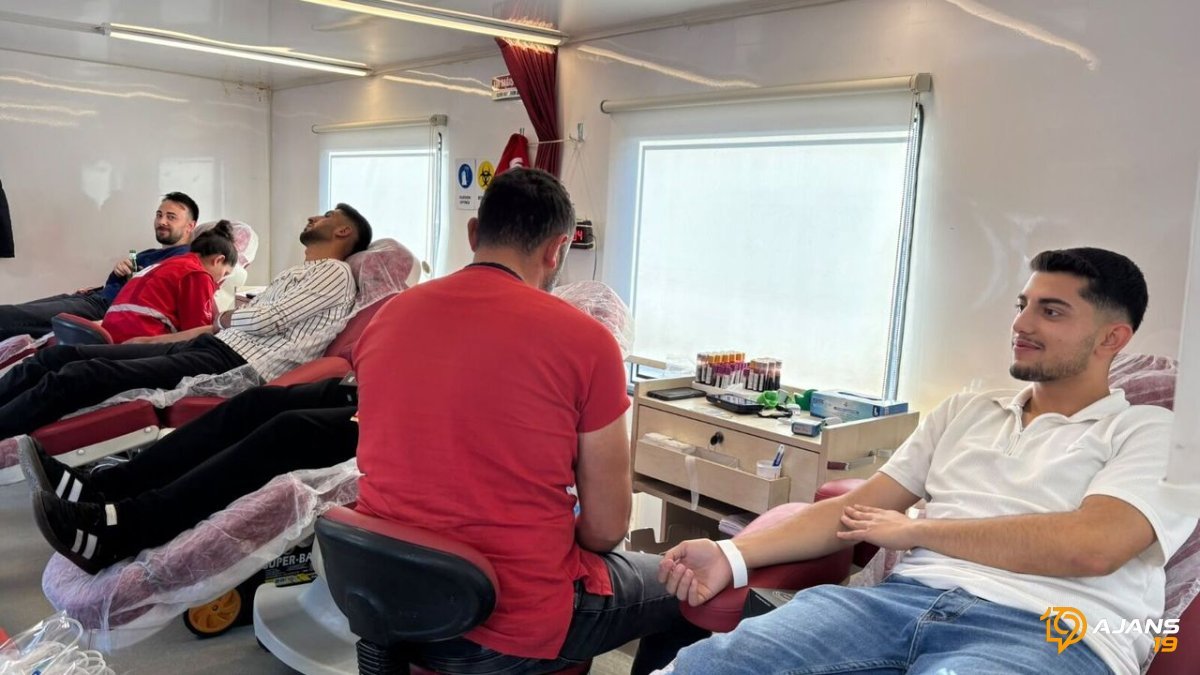Alaca'da 41 ünite kan toplandı