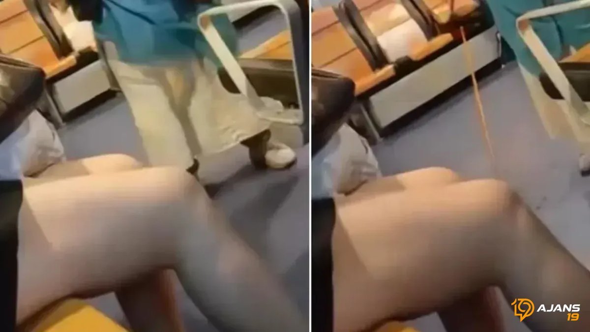 Vapurda Şort Paniği: Yaşlı Kadın Genç Kıza Bastonla Saldırdı! O Anlar Kameralara Yansıdı