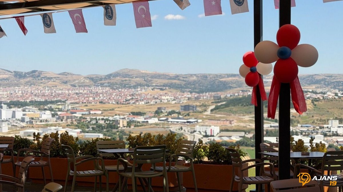 Çorum manzaralı Teras Kafe açıldı