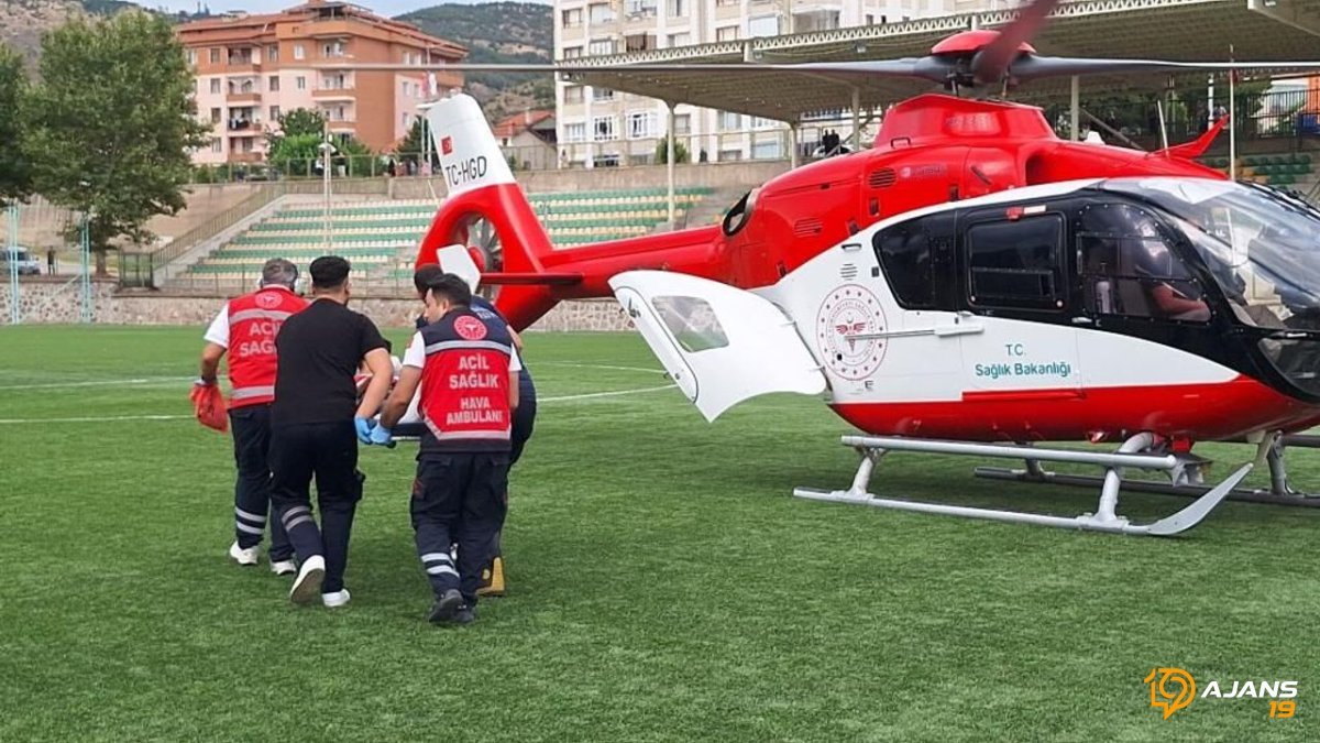 Korkunç Kazada Parmağı Koptu: Minik Çocuk İçin Helikopter Ambulans Ankara'ya Uçtu!