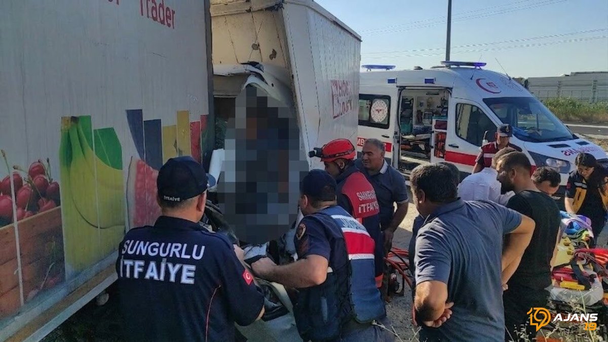 TIR Kâbusu: Kamyon Sürücüsü Hayatını Kaybetti, Bir Kişi Ağır Yaralı!