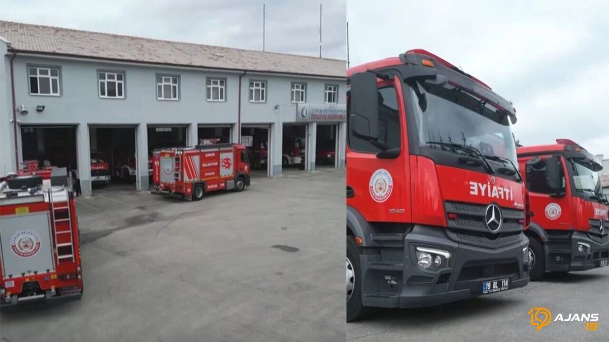 Çorum İtfaiyesi Güçleniyor: Filoya Katılan 4 Yeni Kahraman!